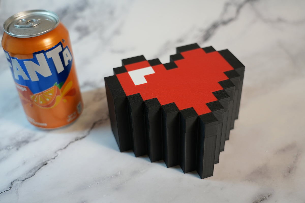 Pixel Heart Gift Box | 3D Printed Multicolor Personalization Present - image 2