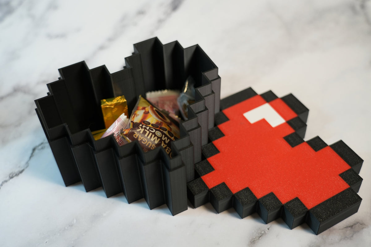 Pixel Heart Gift Box | 3D Printed Multicolor Personalization Present - image 3